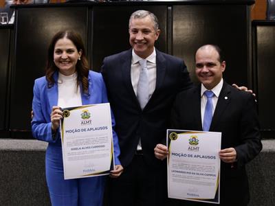 Foto da Notícia: Diretoria da OAB-MT recebe Moção de Aplausos na Assembleia Legislativa