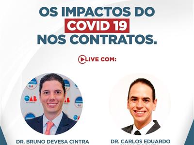 Foto da Notícia: ESA-MT transmitirá palestra sobre impactos da Covid-19 em contratos